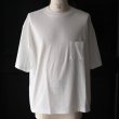 画像2: 「和歌山」ラフィー天竺 （5.5オンス）クルーネック ハーフスリーブ 胸ポケット付き ボクシーTシャツ【MADE IN JAPAN】『日本製』/ Upscape Audience (2)
