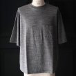 画像4: 「和歌山」ラフィー天竺 （5.5オンス）クルーネック ハーフスリーブ 胸ポケット付き ボクシーTシャツ【MADE IN JAPAN】『日本製』/ Upscape Audience (4)