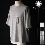 画像: 「和歌山」ラフィー天竺 （5.5オンス）クルーネック ハーフスリーブ 胸ポケット付き ボクシーTシャツ【MADE IN JAPAN】『日本製』/ Upscape Audience