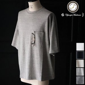 画像: 「和歌山」ラフィー天竺 （5.5オンス）クルーネック ハーフスリーブ 胸ポケット付き ボクシーTシャツ【MADE IN JAPAN】『日本製』/ Upscape Audience