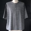 画像10: 「和歌山」ラフィー天竺 （5.5オンス）ハーフスリーブ スリーピングヘンリー Tシャツ【MADE IN JAPAN】『日本製』/ Upscape Audience (10)