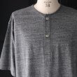 画像15: 「和歌山」ラフィー天竺 （5.5オンス）ハーフスリーブ スリーピングヘンリー Tシャツ【MADE IN JAPAN】『日本製』/ Upscape Audience (15)