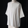 画像5: 「和歌山」ラフィー天竺 （5.5オンス）ハーフスリーブ スリーピングヘンリー Tシャツ【MADE IN JAPAN】『日本製』/ Upscape Audience (5)