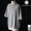 画像1: 「和歌山」ラフィー天竺 （5.5オンス）ガゼット クルーネック ハーフスリーブ スウェットライク バルーン Tシャツ【MADE IN JAPAN】『日本製』/ Upscape Audience (1)