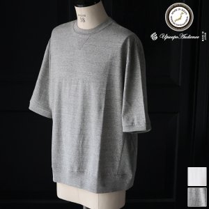 画像: 「和歌山」ラフィー天竺 （5.5オンス）ガゼット クルーネック ハーフスリーブ スウェットライク バルーン Tシャツ【MADE IN JAPAN】『日本製』/ Upscape Audience