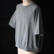 画像17: ピグメント 米綿 (USAコットン) 16/-天竺 ( 8.45オンス) ガゼットクルーネック ラグラン ハーフスリーブ バルーン Tシャツ / Audience (17)