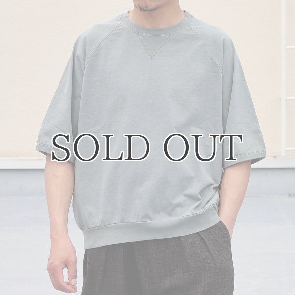 画像4: ピグメント 米綿 (USAコットン) 16/-天竺 ( 8.45オンス) ガゼットクルーネック ラグラン ハーフスリーブ バルーン Tシャツ / Audience (4)