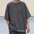 画像5: ピグメント 米綿（USAコットン）16/-天竺（8.45オンス）胸ポケ付き サイドスリット ボクシーAライン ビッグ Tシャツ / Audience (5)