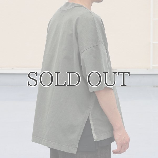 画像6: ピグメント 米綿(USAコットン)16/-天竺(8.45オンス)胸ポケ付き サイドスリット ボクシーAライン ビッグ Tシャツ / Audience (6)