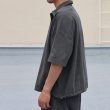 画像6: ピグメント 米綿 (USAコットン) 16/-天竺 ( 8.45オンス) ハーフスリーブ ドローコード バルーン ポロシャツ / Audience (6)