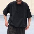 画像7: ピグメント 米綿 (USAコットン) 16/-天竺 ( 8.45オンス) ハーフスリーブ ドローコード バルーン ポロシャツ / Audience (7)