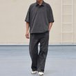 画像8: ピグメント 米綿 (USAコットン) 16/-天竺 ( 8.45オンス) ハーフスリーブ ドローコード バルーン ポロシャツ / Audience (8)