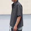 画像10: ピグメント 馬布 (ホースクロス) ドローコード バルーン オープンカラー ハーフスリーブシャツ / Audience (10)