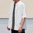画像5: 日本製 ワンウォッシュ ボタンダウン 半袖 テーパードシャツ【MADE IN JAPAN】『日本製』/ Upscape Audience (5)