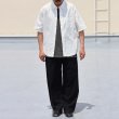 画像8: 日本製 ワンウォッシュ ボタンダウン 半袖 テーパードシャツ【MADE IN JAPAN】『日本製』/ Upscape Audience (8)