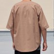 画像9: 綿麻ビンテージキャンバス スリーピング ヘンリー ハーフスリーブシャツ / Audience (9)
