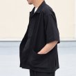 画像4: 綿麻ビンテージキャンバス ピンタック ハーフスリーブ オープンカラーシャツ / Audience (4)