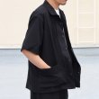 画像5: 綿麻ビンテージキャンバス ピンタック ハーフスリーブ オープンカラーシャツ / Audience (5)