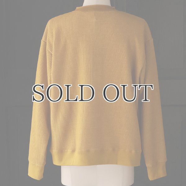 画像12: ウールビッグワッフル 布帛ヘンリーネック ニットソー【MADE IN JAPAN】『日本製』 / Upscape Audience (12)