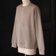 画像5: ウールビッグワッフル 布帛ヘンリーネック ニットソー【MADE IN JAPAN】『日本製』 / Upscape Audience (5)