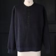 画像6: ウールビッグワッフル 布帛ヘンリーネック ニットソー【MADE IN JAPAN】『日本製』 / Upscape Audience (6)