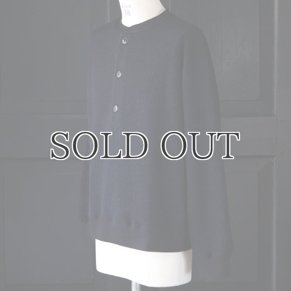 画像9: ウールビッグワッフル 布帛ヘンリーネック ニットソー【MADE IN JAPAN】『日本製』 / Upscape Audience (9)