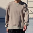 画像4: ボンバーヒート爆暖裏起毛 ガゼットクルーネック バルーンスウェット【MADE IN JAPAN】『日本製』 / Upscape Audience (4)