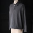 画像9: ボンバーヒート爆暖裏起毛 ヘムドローコード バルーン ポロスウェット【MADE IN JAPAN】『日本製』 / Upscape Audience (9)