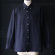 画像9: 「備後」 8オンス ムラデニム 釦ダウン ボク シーAライン 長袖シャツ【MADE IN JAPAN】『日本製』/ Upscape Audience (9)