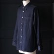 画像10: 「備後」 8オンス ムラデニム 釦ダウン ボク シーAライン 長袖シャツ【MADE IN JAPAN】『日本製』/ Upscape Audience (10)