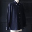画像13: 「備後」 8オンス ムラデニム 釦ダウン ボク シーAライン 長袖シャツ【MADE IN JAPAN】『日本製』/ Upscape Audience (13)