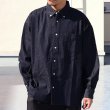画像3: 「備後」 8オンス ムラデニム 釦ダウン ボクシーAライン 長袖シャツ【MADE IN JAPAN】『日本製』/ Upscape Audience (3)