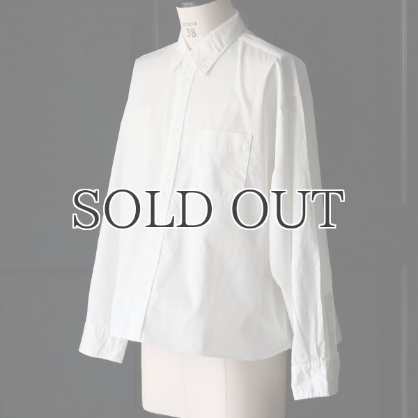 画像11: 「遠州」7オンス チノクロス ボタンダウン ボクシー クロップド 長袖シャツ【MADE IN JAPAN】『日本製』/ Upscape Audience (11)