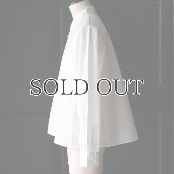 画像12: 「遠州」7オンス チノクロス ボタンダウン ボクシー クロップド 長袖シャツ【MADE IN JAPAN】『日本製』/ Upscape Audience (12)