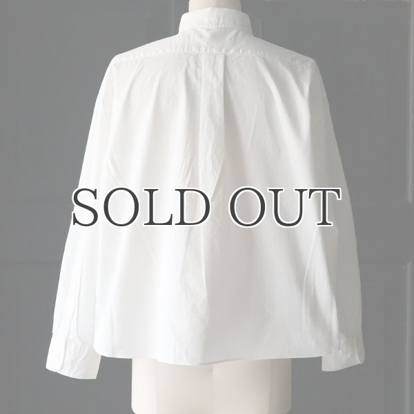 画像13: 「遠州」7オンス チノクロス ボタンダウン ボクシー クロップド 長袖シャツ【MADE IN JAPAN】『日本製』/ Upscape Audience (13)