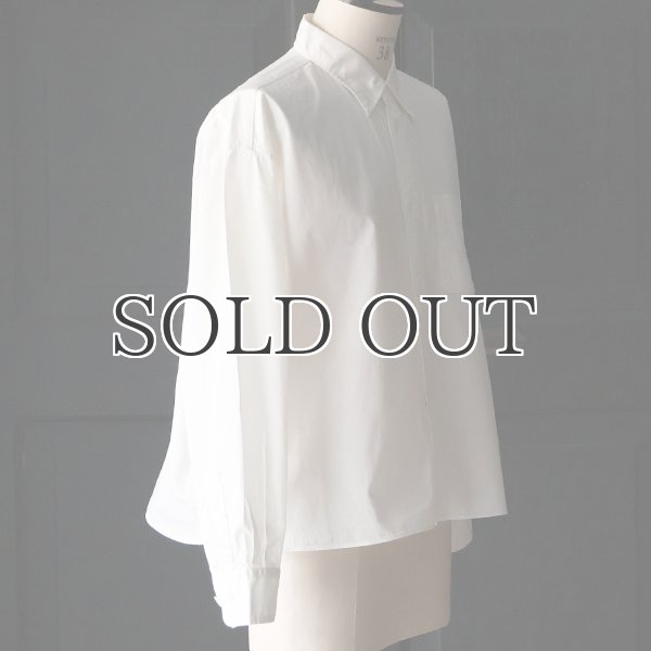 画像14: 「遠州」7オンス チノクロス ボタンダウン ボクシー クロップド 長袖シャツ【MADE IN JAPAN】『日本製』/ Upscape Audience (14)