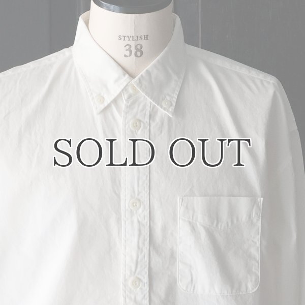 画像15: 「遠州」7オンス チノクロス ボタンダウン ボクシー クロップド 長袖シャツ【MADE IN JAPAN】『日本製』/ Upscape Audience (15)