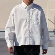 画像2: 「遠州」7オンス チノクロス ボタンダウン ボクシー クロップド 長袖シャツ【MADE IN JAPAN】『日本製』/ Upscape Audience (2)