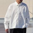 画像3: 「遠州」7オンス チノクロス ボタンダウン ボクシー クロップド 長袖シャツ【MADE IN JAPAN】『日本製』/ Upscape Audience (3)