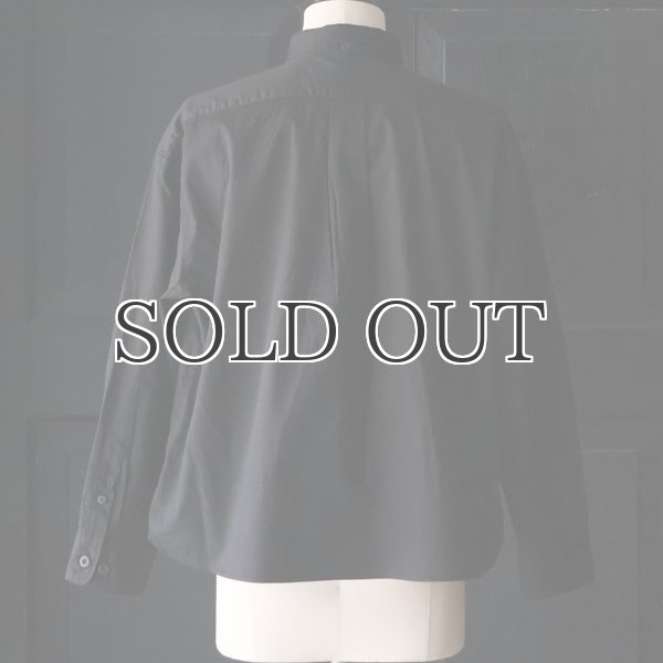 画像9: 「遠州」7オンス チノクロス ボタンダウン ボクシー クロップド 長袖シャツ【MADE IN JAPAN】『日本製』/ Upscape Audience (9)