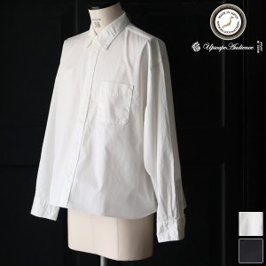 画像: 「遠州」7オンス チノクロス ボタンダウン ボクシー クロップド 長袖シャツ【MADE IN JAPAN】『日本製』/ Upscape Audience