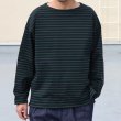 画像2: 透湿・UVカット「多機能COTTON」 引揃ハイゲージ天竺 & ボーダー (7オンス) ボートネック 長袖 Tシャツ【MADE IN JAPAN】『日本製』/ Upscape Audience (2)