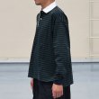 画像8: 透湿・UVカット「多機能COTTON」 引揃ハイゲージ天竺 & ボーダー (7オンス) ラグビーポロ 長袖 Tシャツ【MADE IN JAPAN】『日本製』/ Upscape Audience (8)