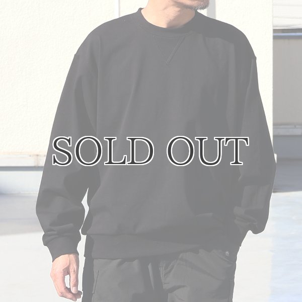 画像3: VORTEX® 8オンス (MVS天竺) スウェットライク Vガゼット バルーン 長袖 Tシャツ【MADE IN JAPAN】『日本製』/ Upscape Audience (3)