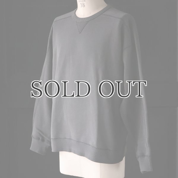 画像11: ピグメントヘビー裏起毛(14オンス)ミリタリースリーブ ガゼットクルーネック / Audience (11)