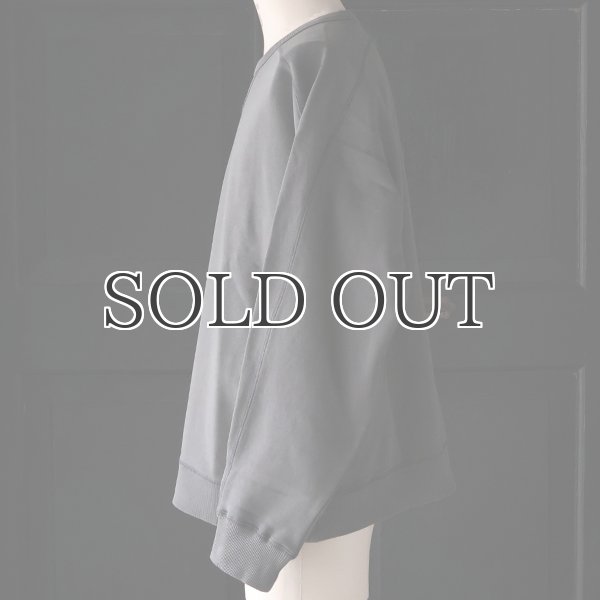 画像12: ピグメントヘビー裏起毛(14オンス)ミリタリースリーブ ガゼットクルーネック / Audience (12)