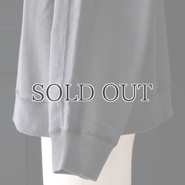 画像16: ピグメントヘビー裏起毛(14オンス)ミリタリースリーブ ガゼットクルーネック / Audience (16)