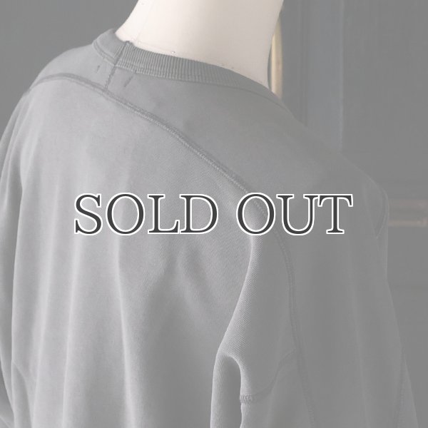 画像17: ピグメントヘビー裏起毛(14オンス)ミリタリースリーブ ガゼットクルーネック / Audience (17)