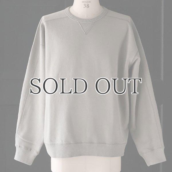 画像6: ピグメントヘビー裏起毛(14オンス)ミリタリースリーブ ガゼットクルーネック / Audience (6)