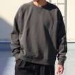 画像3: ピグメントヘビー裏起毛(14オンス)ミリタリースリーブ ガゼットクルーネック / Audience (3)